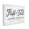 Stupell Industries Fluff and Fold Laundry Room Vintage Country Sign Canvas Wall Art